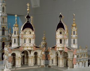 Proyecto para el monasterio de la Virgen de la Resurrección en San Petersburgo
