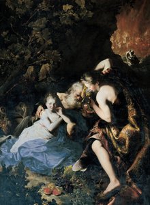 Lot y sus hijas de Bartolomeo Guidobono