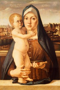 Virgen con el Niño, de Bartolomeo Montagna (hacia 1450-1523), 60x42 cm