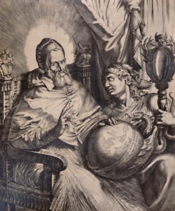 Papa Gregorio XIII, siglo XVI de Bartolomeo Passarotti