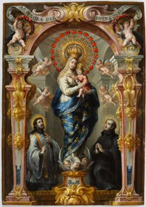 Nuestra Señora del Buen Consejo, c.1680 (óleo sobre cobre) de Bartolomeo Perez