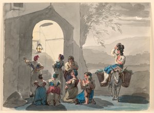 Ave María en Tívoli de Bartolomeo Pinelli