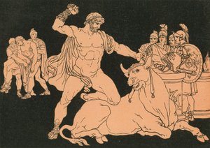 Entellus matando al toro