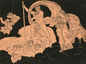 Juno y Eolo de Bartolomeo Pinelli
