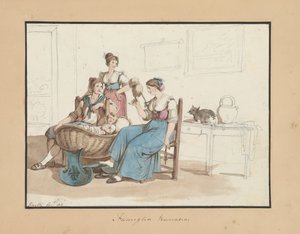 Familia romana, estudio para trajes y costumbres romanos