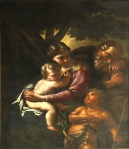 La Sagrada Familia y San Juan. de Bartolomeo Schedoni