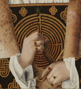 Retrato de un Hombre, (detalle) de Bartolomeo Veneto
