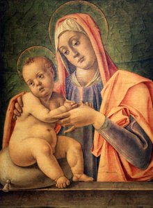 Madonna y el Niño, 1490 de Bartolomeo Vivarini