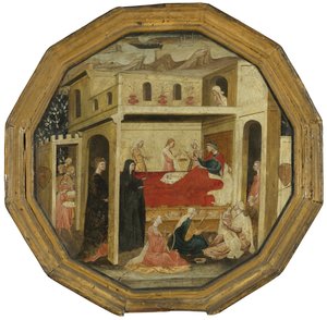 La bandeja de nacimiento de Montauri de Bartolomeo di Fruosino
