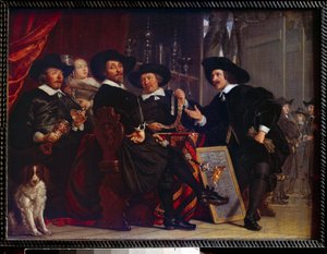 Los síndicos de los ballesteros de San Sebastián en Ámsterdam de Bartolomeus van der Helst