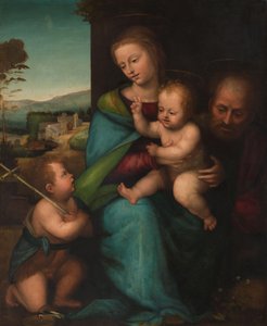 La Sagrada Familia con el Niño Juan Bautista de Bartolommeo (Fra) (circle of)