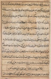 Página de Cuentos de un loro Tuti-nama: página de texto de Basavana