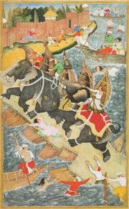 Las aventuras de Akbar con el elefante Hawa