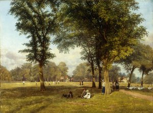 Tarde cerca de Sevenoaks, Kent, c.1845 de Basil Holmes
