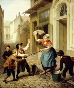 Los bromistas, 1866