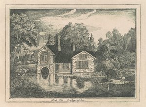 Casa junto a un estanque