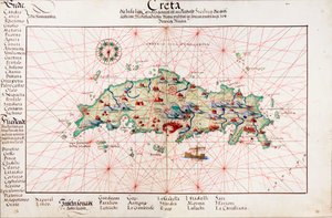Mapa de Creta 1554