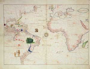 El Nuevo Mundo, de un Atlas del Mundo en 33 Mapas, Venecia, 1 de septiembre de 1553