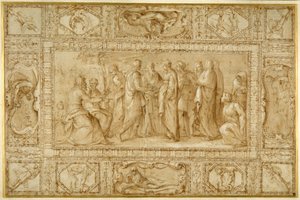 Ceremonia de matrimonio y otros diseños para decorar un techo