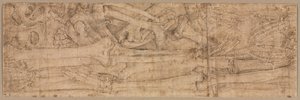 Huesos del brazo, principios de 1540s de Battista Franco