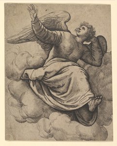 Ángel sentado en una nube, ca. 1560 de Battista Franco Veneziano