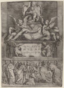 Tumba de un Obispo, 1540s de Battista del Moro