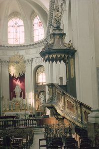 Púlpito, también llamado Púlpito de la Verdad, 1749 de Bavarian school