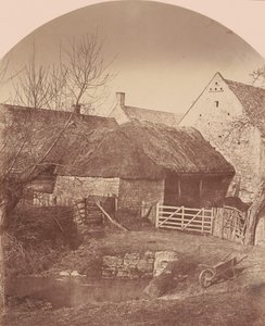 Farm Yard, Prestbury, cerca de Cheltenham,c. 1855 (foto) de Baynham Jr. Jones