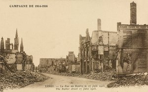 La Rue au Buerre, 27 de junio de 1915 de Belgian Photographer