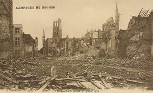 La Rue de Verger, 27 de junio de 1915 de Belgian Photographer