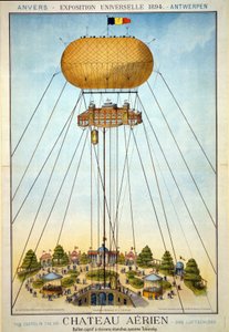 Chateau Aéreo, Exposición Universal, 1894 de Belgian School