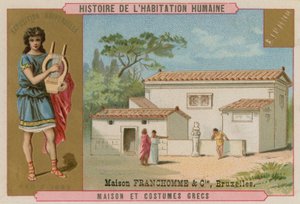 Casa y vestimenta de la Antigua Grecia de Belgian School