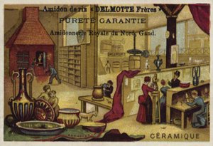 Fabricación de cerámica de Belgian School
