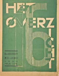 Portada de una edición de 1923 de la revista "Het Overzicht", 1923 de Belgian School