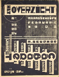 Portada de la revista "Het Overzicht", c. 1921-1925 de Belgian School