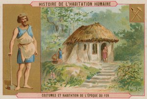 Vestimenta y vivienda de la Edad de Hierro de Belgian School