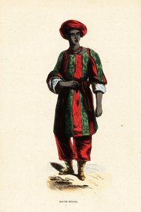 Rey del pueblo Hausa de Belgian School
