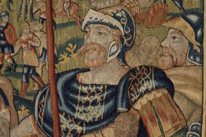 Historia de Ciro II el Grande, c.1590 (tapiz) de Belgian School