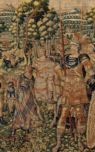 Historia de Ciro II el Grande, c.1590 (tapiz) de Belgian School