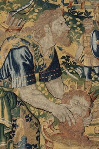 Historia de Ciro II el Grande, c.1590 (tapiz) de Belgian School