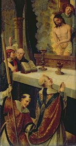 La Misa de San Gregorio de Belgian School