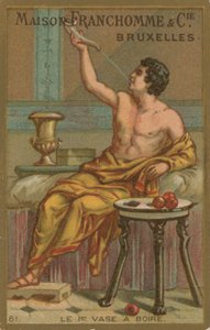 El primer vaso para beber de Belgian School