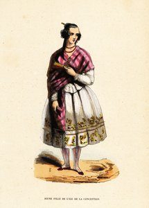 Joven mapuche de la ciudad de Concepción, Chile de Belgian School