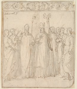 Agustín, Ambrosio y otros santos
