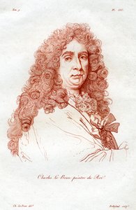 Charles le Brun, pintor de la era barroca francesa, siglo XIX de Bellefond