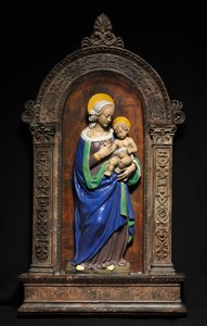 Virgen y Niño, 1500-1510 de Benedetto Buglioni