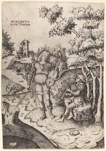 Apolo y Marsias de Benedetto Montagna