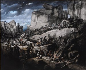 Aníbal cruza los Alpes de Benedict Masson