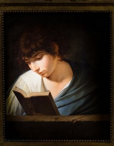 Joven leyendo a Homero de Benigne Gagnereaux