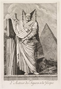 Mascarada a la Griega: El Autor de las figuras a la Griega, Lámina 10, 1771
